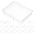 thumbnail image 1 of MasteelfCA 30 pcs Clear Plastic Storage Containers with Lids Empty Hinged Lid Storage Boxes for Beads, 1 of 9