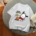 thumbnail image 2 of Sanrio Pochacco Graphic T Shirts Aesthetic Tops Harajuku Summer Oversized T Shirt Multicolor Gril Gothic Y2k Top Women Clothes, 2 of 22