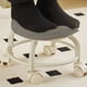 thumbnail image 5 of Silla de oficina con ruedas, asiento giratorio 360°, cojín ergonómico, asiento cómodo, ruedas de alta resistencia, estructura metálica, ideal para la oficina en casa.,Wsvlmg, 5 of 8