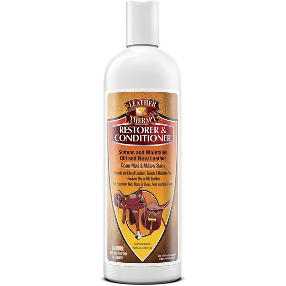 Restaurador y Acondicionador para Sillas de Montar para Caballo Absorbine ASCP145007 Terapia de Cuero 472 ml Leather Therapy ASCP145007