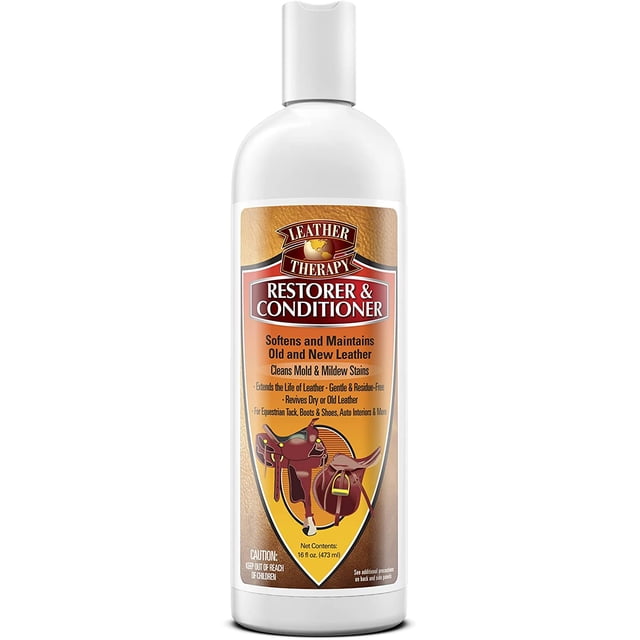 Restaurador y Acondicionador para Sillas de Montar para Caballo Absorbine ASCP145007 Terapia de Cuero 472 ml Leather Therapy ASCP145007