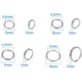 thumbnail image 5 of 1120Pcs 4 Sizes 304 Stainless Steel Split Rings 5/6/7/8mm Double Loop Jump Ring Key Ring, 5 of 6