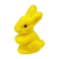 thumbnail image 1 of SLYNSHome Flocked Bunny Easter Decor Yellow Moss Rabbit Figurines for Table Centerpieces Spring Garden Tabletop Sculpture, 1 of 7