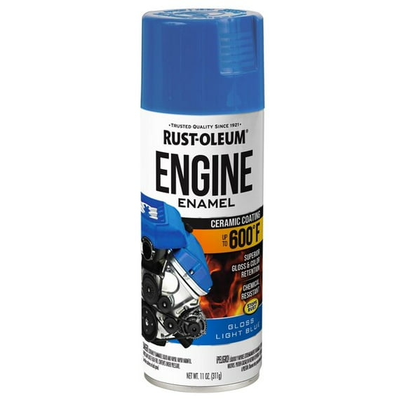Rust-Oleum Spray Paint,Gloss Light Blue,Acrylic 366431
