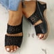 thumbnail image 5 of Pendiente de suela gruesa de estilo nuevo de verano con hueco bordado con zapatillas romanas Wmkox8yii  hj789, 5 of 6