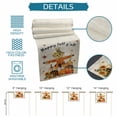 thumbnail image 7 of Table Runners 60 Inches Long Dress Scarves, Thanksgiving Pumpkin Farmhouse Kitchen/Dining Table Runner, Small Coffee Tablerunners, Vintage Fall Sunflower Plaid 13x60 Inch, 7 of 7