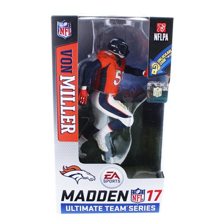 McFarlane NFL EA Sports Madden 17 Ultimate Team Series 2 Von Miller Action Figure [Orange (Best Nfl Team In Madden 17)
