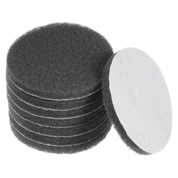 8 Packs Drill Power Brush 4 Inch Tile Scrubber Scouring Pads 1000-1200 Grit for Household Cleaning