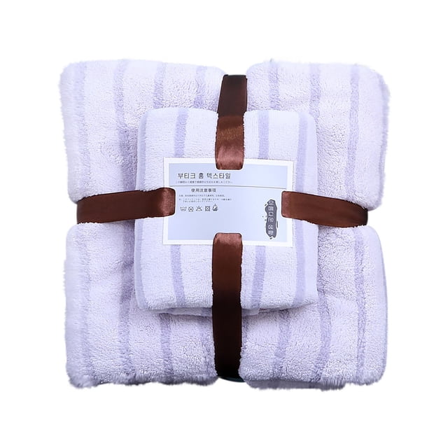 Yhmxh Juego de toallas de baño de algodón de lujo con toallas de algodón suaves y de alta absorción. Incluye 1 toalla de baño de 70 x 140 cm y 1 toalla de mano de 34 x 75 cm.