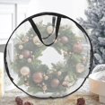 thumbnail image 1 of Bolsa de Almacenamiento de corona de Navidad Soledad Transparente 24 pulgadas, 1 of 10