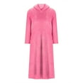 thumbnail image 4 of HaiMao Women's Casual Fluffy Granular Fleece Sherpa Hooded Dress Clearance Oversized Plush Fuzzy Pullover Coat with Pockets Hot Pink 10(XL), 4 of 7