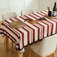 thumbnail image 4 of Farmhouse Checkered Cotton Tablecloth - 55.1x39.3in Washable Dustproof Wrinkle-Resistant Tablecloth, Suitable for Restaurants, Picnics & Indoor Outdoor Dining, Rustic Decor, 140x100cm, B, 4 of 6