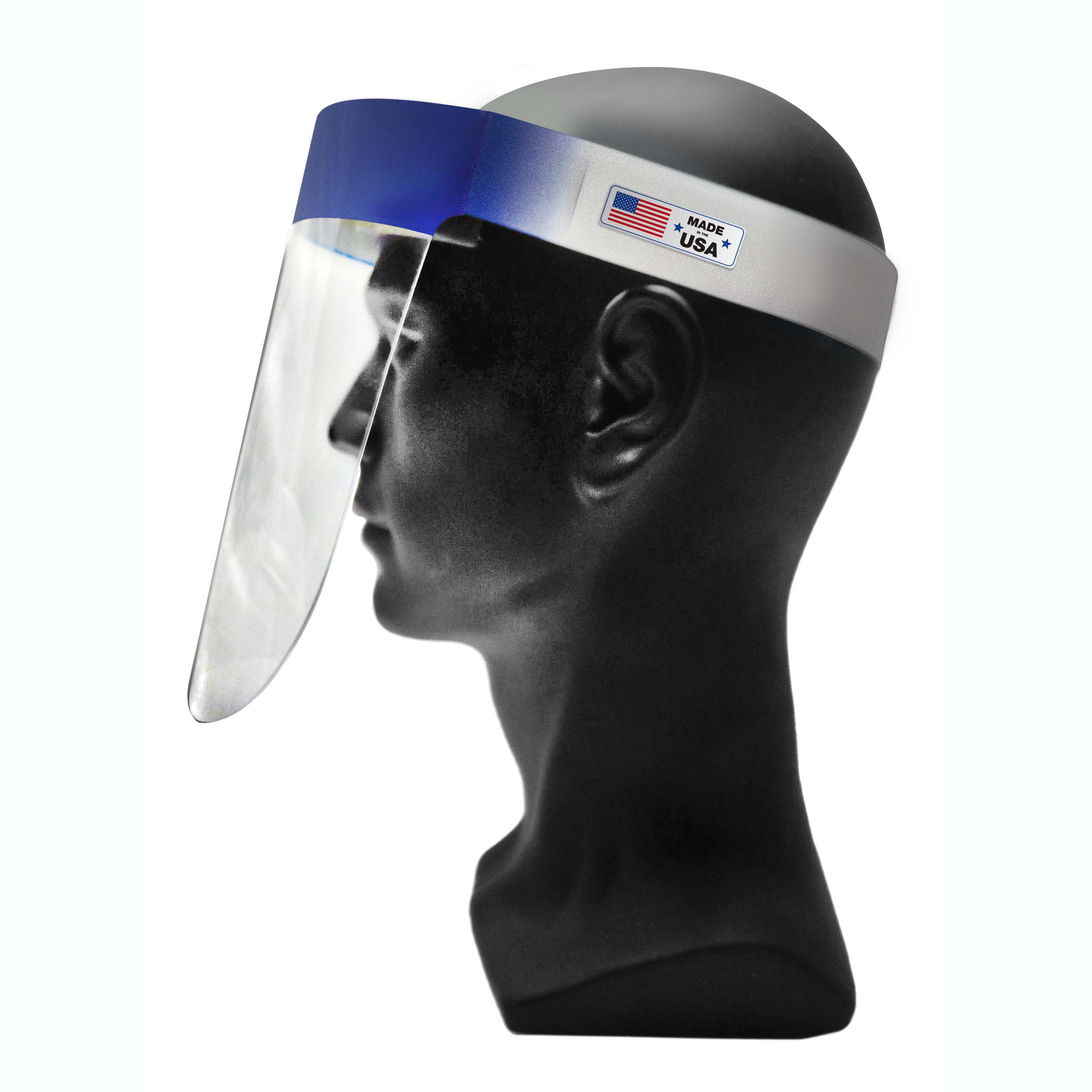 IMAGEWORKS – Protective Face Shield, plastic light-weight defense layer for protection from sneezes, debris, chemical hazards, splash guard. Child Size is 7.5” High x 8.75” Wide - Pack of 10