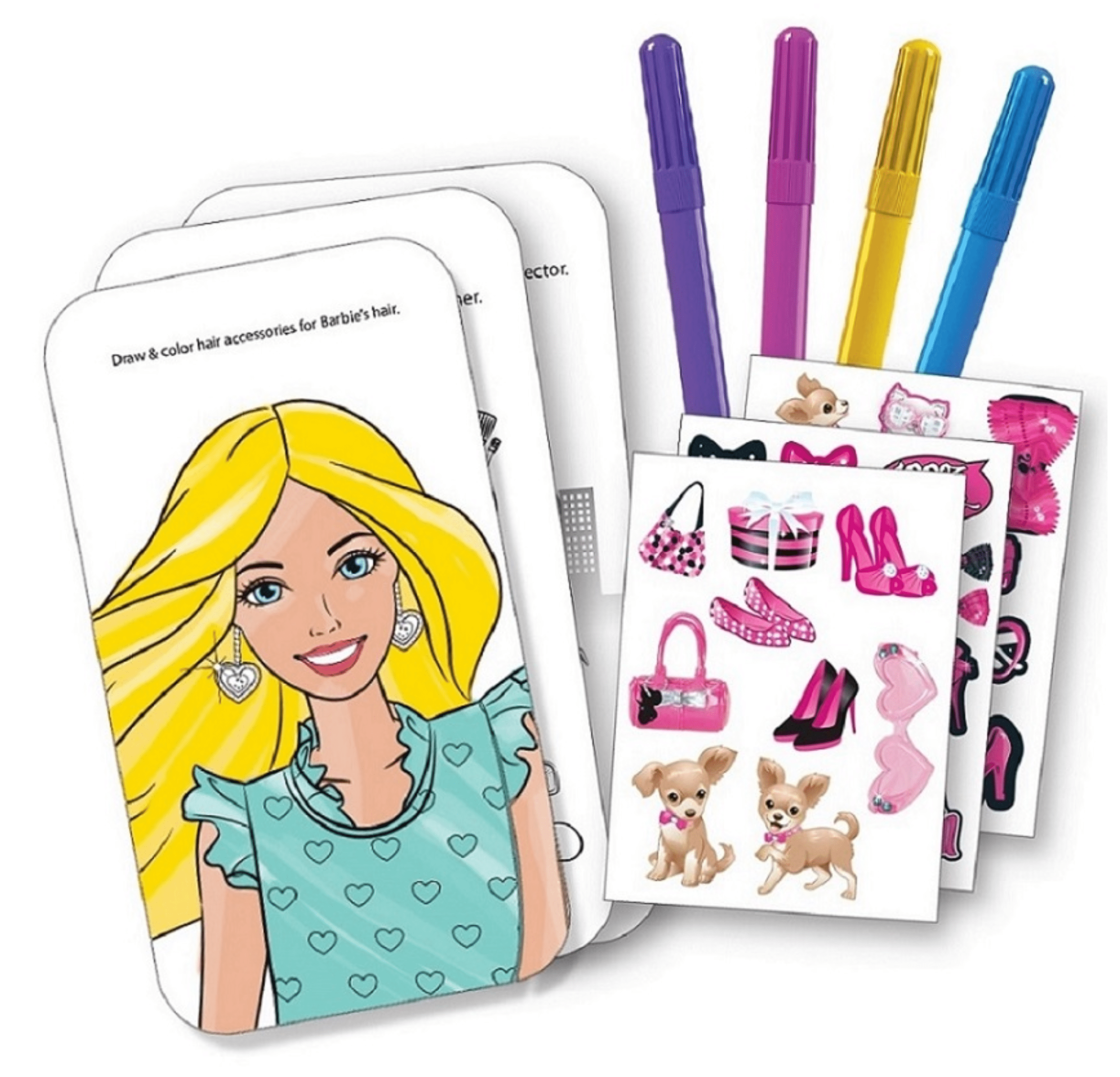 Barbie Fun On The Go Activity Set