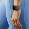 thumbnail image 2 of ComfiTime Correa para Apple Watch: Correas Elásticas para iWatch de 38/40/41/42/44/45/49 mm, Correas Deportivas de Silicona Transpirables para Series SE 9 8 7 6 5 4 3 2 1 Ultra 1 2, 2 of 12