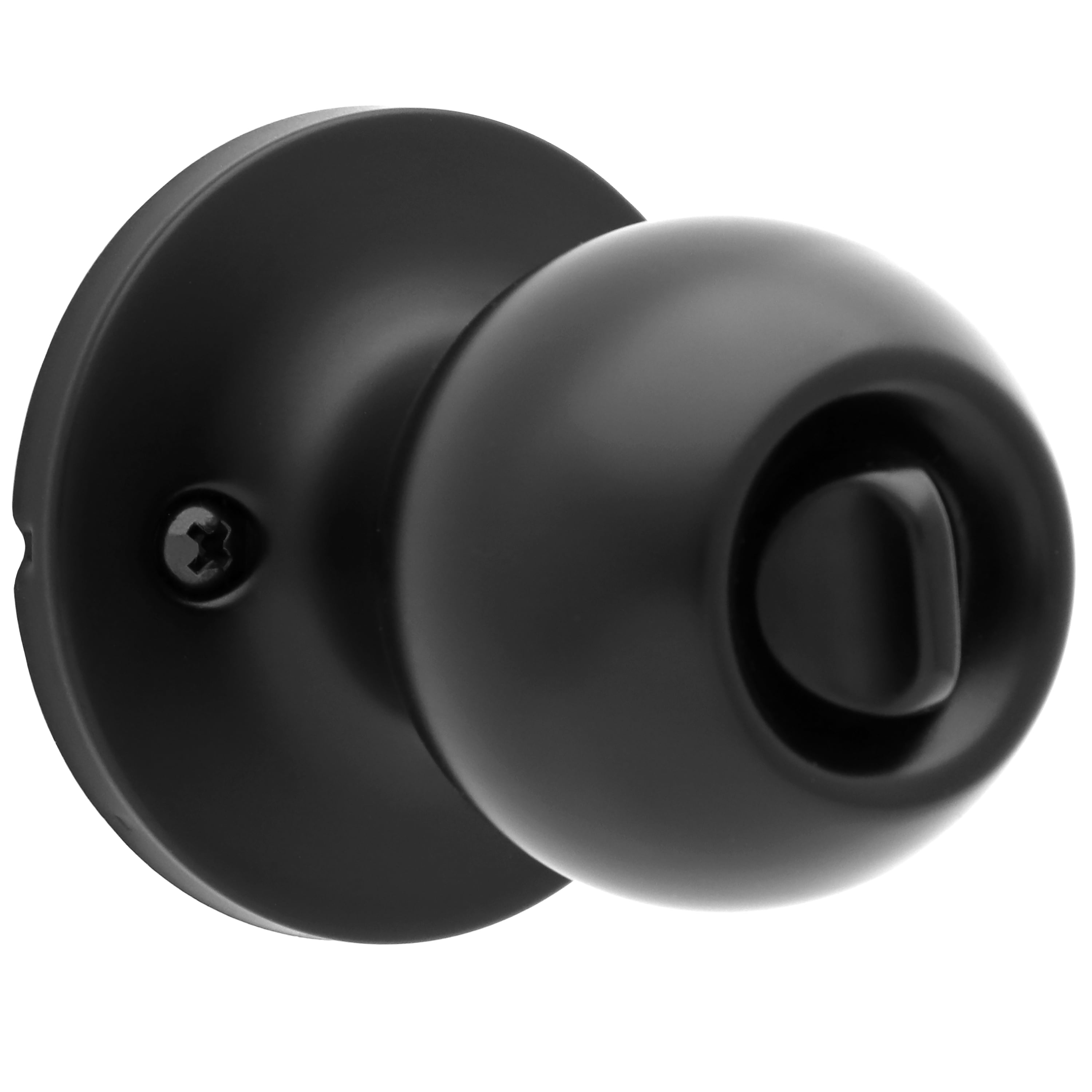 (4 pack) Hyper Tough Keyed Entry Ball Locking Doorknob Matte Black Finish