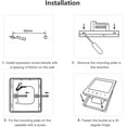 thumbnail image 2 of Termostato inteligente WiFi, controlador de temperatura para equipos de calefacción eléctrica, pantalla LCD, botón táctil programable, 2 of 8