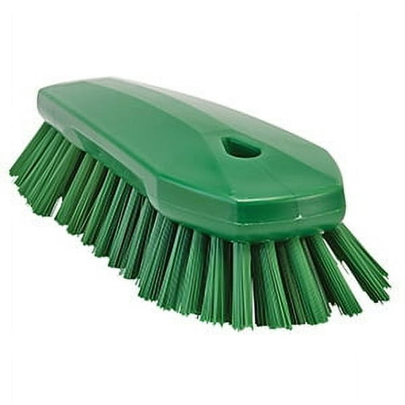 Vikan Extra-Large Hand Brush- Extra Stiff - Green (2 Units)