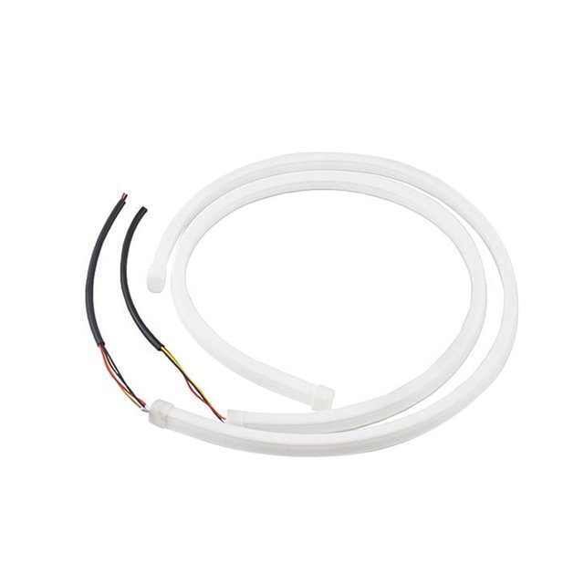 Speravity Tira de tubo Flexible DRL para vehículo, 1 Uds., 60cm, luces de circulación diurna para coche, señal de giro, estilo de coche con Accesorios para motos