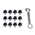 thumbnail image 3 of MAGIDEAL 12Pcs Rugby Shoes Studs Track Shoes Accessories Professional M5 Turf Anti Slip Soccer Studs Football Boot Spikes for Training Height 9mm, 3 of 8