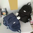 thumbnail image 5 of Gyujnb School Backpack, Student Backpack Adult Camping Travel Backpack Large Capacity Solid Color Casual Double Shoulder Bag, Backpack for School, 5 of 5