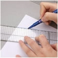 thumbnail image 3 of mmirethe Sewing Ruler Acrylic Template Drawing Knitting Measuring Tool 5x30cm Green 1Set, 3 of 6