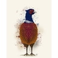thumbnail image 2 of Fab Funky 26x32 Gold Ornate Wood Framed with Double Matting Museum Art Print Titled - Pheasant Splash 3, 2 of 4