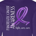 thumbnail image 4 of Inktastic Pancreatic Cancer Awareness Fight, Care, Cure Long Sleeve T-Shirt, 4 of 5