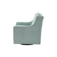 thumbnail image 3 of Harris Chenille Swivel Chair Dusty Aqua See Below, 3 of 4