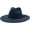 Dark Blue, variant on Big Wide Brim Fedora Hats for Women Men Western Suede Hats Large Felt Panama Hat Rancher Hat