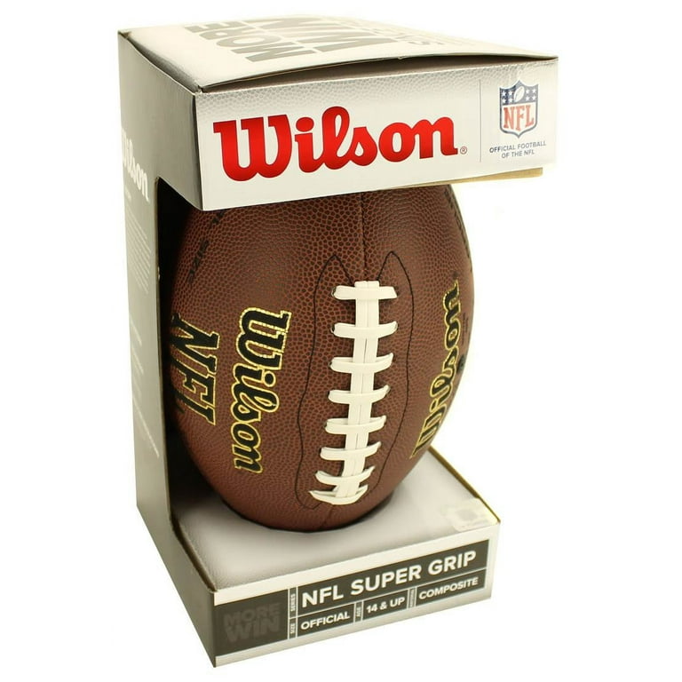 Wilson Official NFL Super Grip Composite Leather Game Wilson Official NFL Super Grip Composite Leather Game