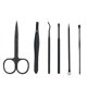 thumbnail image 2 of Nail Clippers 18-piece Black Nail Clippers Set Manicure Nail Scissors Manicure Set Fixed Logo, 2 of 5