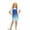 F123 Blue, variant on Curuila Toddler Girls Suspender Dress With Pocket Gradient Square Neck Sleeveless Summer Soft Comfortable Dresses Red1 Size 4-5 Years