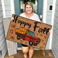 thumbnail image 2 of Door Mat Indoor Entrance Washable Runner Rugs Entry Way Door Mat Indoor Thanksgiving Welcome Happy Ha Rvest Happy Fall Pumpkin Print Color Block Non Slip Funny Rugs Clearance, 2 of 6
