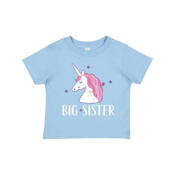 Inktastic Big Sister Unicorn Girls Toddler T-Shirt