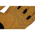 thumbnail image 4 of Safe Handler Reinforced Leather Gloves, Suede Leather Padding, Sung-Fit, Yellow (1 Pair), 4 of 7