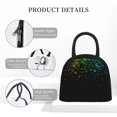 thumbnail image 4 of Easygdp Night Rainbow Sparkles Bolsa de Almuerzo Insulada Grande, Forro de Aluminio, Diseño Espacioso, a Prueba de Fugas, Ideal para Trabajo, Picnics, Viajes y Actividades al Aire Libre, 4 of 6