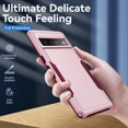 thumbnail image 5 of SaniMore for Google Pixel 7 6.3" Case, Rugged PC Back & TPU Bumpers Anti-Fingerprint Heavy Duty Full Body Protective Case for Google Pixel 7 Women Men, Pink, 5 of 7