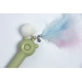 thumbnail image 7 of Pet Life ® 'KITIQUE" 3-in-1 Retractable and Extendable Feathered and Laser Wand Kitty Cat Teaser, 7 of 7