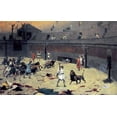 thumbnail image 2 of Gerome, Jean Leon 14x10 White Modern Wood Framed Museum Art Print Titled - The Reentry of the Lions Into The Arena, 2 of 4
