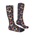 thumbnail image 3 of Fotbe Flower print Women's Men's Novelty Crew Socks Cotton Socks Knee High Socks for Walking,Running,Nurses,Pregnancy, 3 of 8