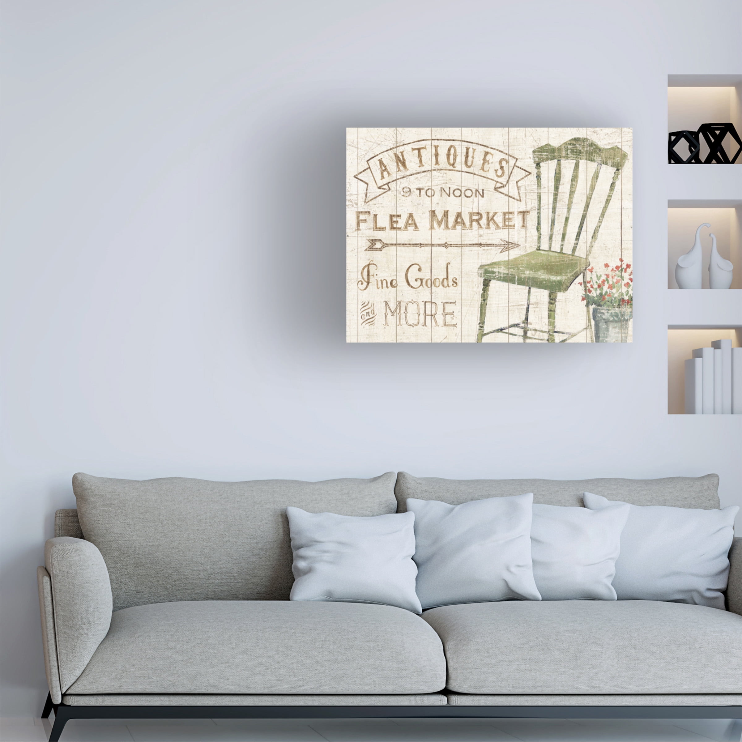 Wild Apple Portfolio 'Flea Market Horizontal' Canvas Art