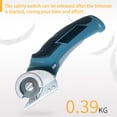 thumbnail image 4 of TFixol Handheld Electric Cloth Cutter Brush Motor Portable Fabric Cutting Machine Paperboard Leather Rug Plastics Trimmer, 4 of 7