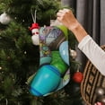 thumbnail image 5 of Lsque 18 Inches Easter Egg1 Pattern Christmas Stockings Hanging Ornaments,Knitted Xmas Fireplace Hanging Stocking,Holiday Decoration, 5 of 7