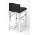 thumbnail image 4 of Butler Specialty Kelsey 25 in. Stainless Steel Faux Leather Counter Stool, 4 of 5