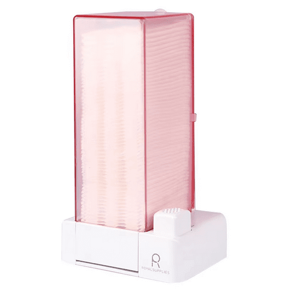 Dispensador Automático de Discos de Algodón, Organizador de Cosméticos A Prueba de Polvo para Toallitas de Maquillaje y Uñas, Tipo Prensa, Sin Pelusa