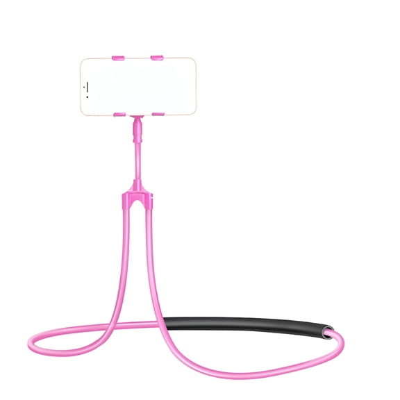 GJX 2026 New Universal 360-Degree Rotating Neck-Mounted Mobile Phone Holder Bracket Stand for Hands-Free,Video,Streaming,Reading,Diy