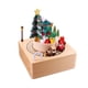 thumbnail image 5 of Cajas musicales de madera navideñas que reproducen la canción Feliz Navidad Movimiento musical Creativo Tren, 5 of 9