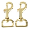 thumbnail image 5 of NUOLUX 2Pcs Copper Snap Hook for Swivel Hook Clips Swivel Bolt Clip 1.18X0.20in, 5 of 8