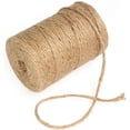 thumbnail image 2 of Natural Jute Twine String Rolls - 328 Feet, Durable Brown Twine Rope for Crafts, Wrapping, Packing, Gardening, Artworks, Picture Display, Recycling, and Wedding Decor (2 mm, 1 Pack), 2 of 7